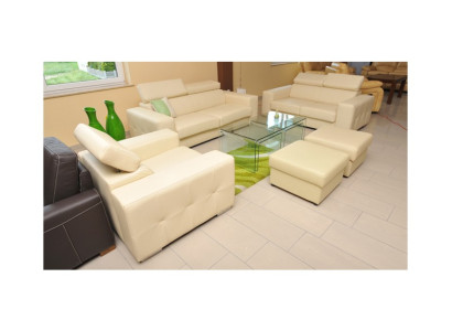 Genuine leather Sofa Couch Sofa set 3+2 Seat Modern Design Upholstery Suite